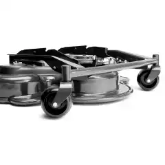 103 cm kombiklippeaggregat med mulighet for BioClip og utkast bak.