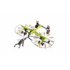 TREND: Betjenes via traktorens hydraulikk<br />
Tindene har en vipp nederst p&aring; 10 grader.<br />
Det gj&oslash;r at gresset blir l&oslash;ftet opp og transportert sk&aring;nsomt &laquo;Jet effekt&raquo; betyr at selve rotorene letter og lander som et fly, med bakhjulene f&oslash;rst. Dette sikrer sk&aring;nsom og kontrollert start/stopp<br />
Rotorene skal tiltes litt inn mot strengen. Dette sikrer at den plukker helt reint og fin streng S<br />
sekshjulsunderstell har sving p&aring; de bakerste hjulene som sikrer sk&aring;nsom kj&oslash;ring over eng<br />
Rankeduk er standard<br />
KENNFIXX-koblinger p&aring; hydraulikkslangene