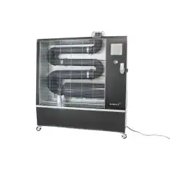 <p>Den infrar&oslash;de varmeren Airrex AH-300i med WIFi har f&aring;tt helt nytt design.</p>

<p>Airrex AH-300i er v&aring;r bestselgende dieselvarmer, og den er utviklet for oppvarming av store lokaler. Den egner seg for bruk i for eksempel industrihaller, &aring;pne kontorlandskap, verksteder, haller, lakk- og karosseriverksteder, pauserom, terrasser, fj&oslash;s, staller og p&aring; byggeplasser.</p>

<p>De mest attraktive funksjonene i v&aring;re Airrex- dieselvarmere er som tidligere et lavt forbruk, termostatstyring, samt at den er stilleg&aring;ende og luktfri. Airrex AH-300i infrar&oslash;de varmer har ingen vifte s&aring; den vil ikke virvle st&oslash;v opp i luften..</p>

<p><b>Airrex AH-300i egner seg for lokaler p&aring; opptil 1 500 m&sup3;</b></p>
